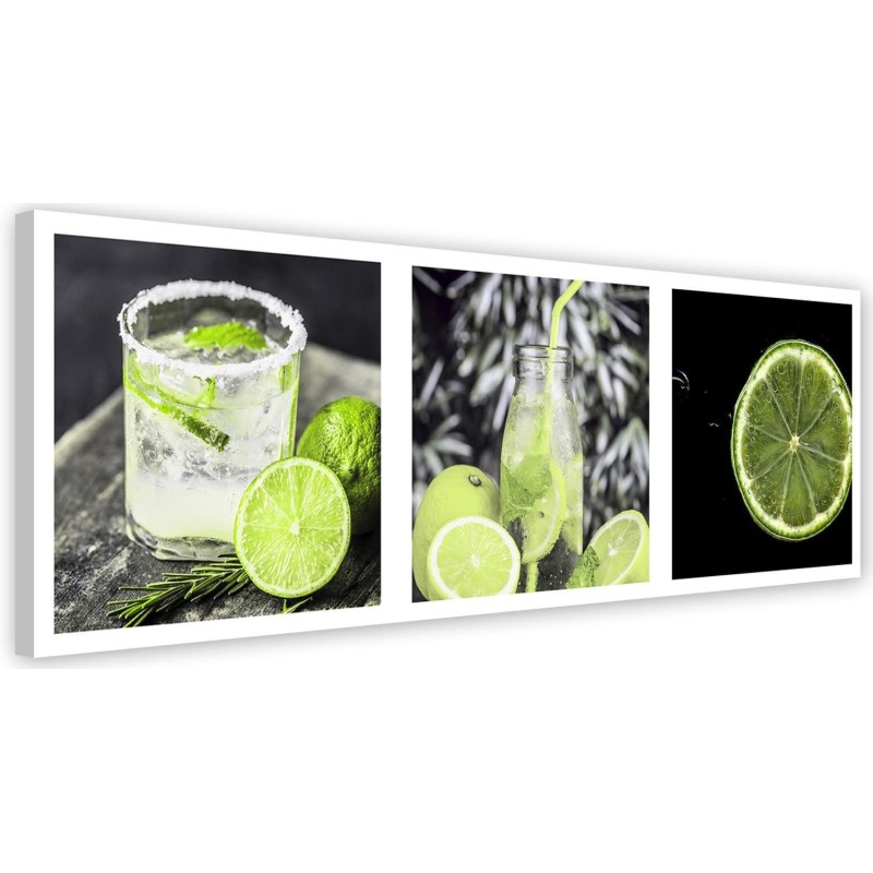Canvas painting - Lime set for kitchen | FEEBY