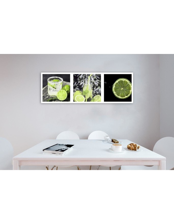 Canvas painting - Lime set for kitchen | FEEBY