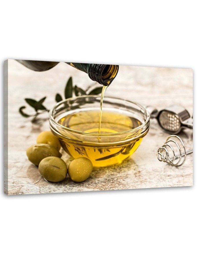 Canvas painting for kitchen - Olive oil | FEEBY