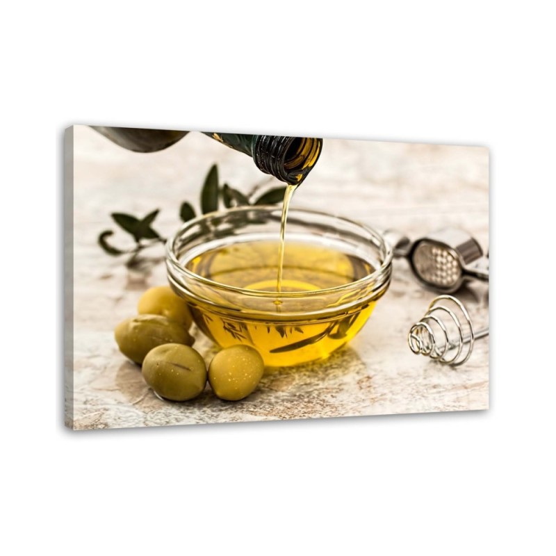 Canvas painting for kitchen - Olive oil | FEEBY