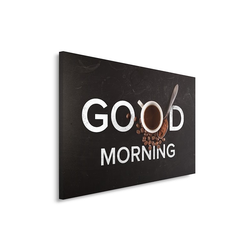 Wall painting for kitchen - Good morning coffee | FEEBY