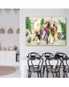 Wall art canvas painting for kitchen - Kitchen spices | FEEBY