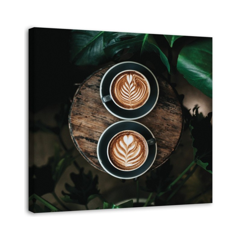 Modern Canvas painting - Coffee latte for kitchen | FEEBY