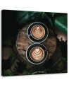 Modern Canvas painting - Coffee latte for kitchen | FEEBY