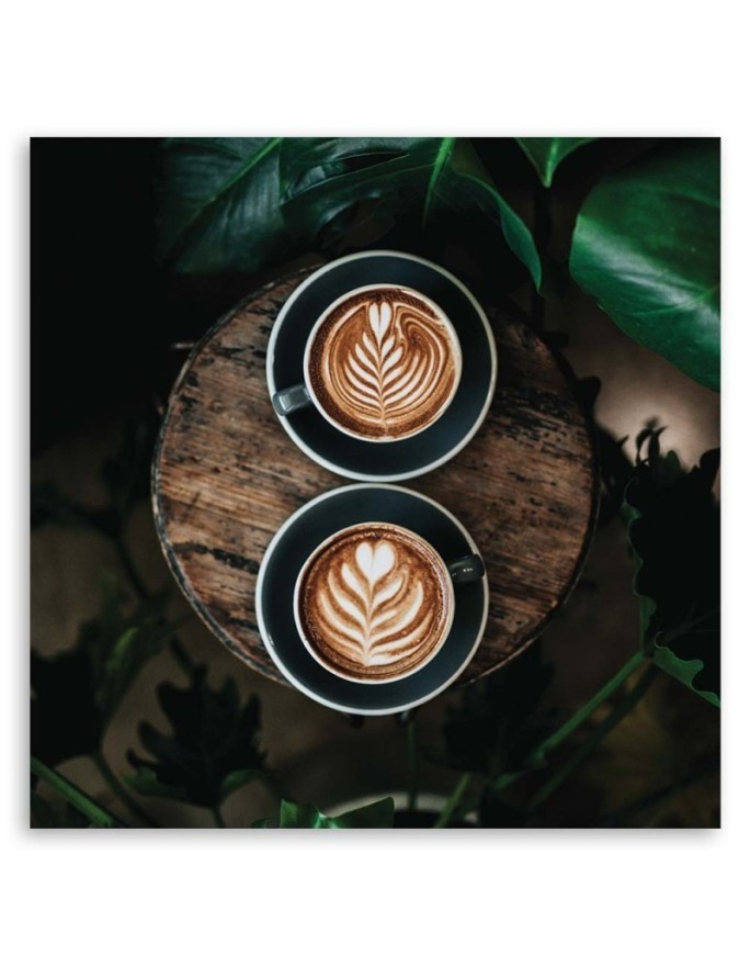 Modern Canvas painting - Coffee latte for kitchen | FEEBY