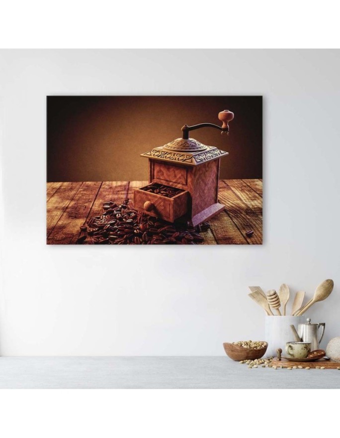 Kitchen Canvas painting - Coffee grinder | FEEBY
