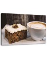 Canvas prints idea - Cappuccino cake for kitchen | FEEBY
