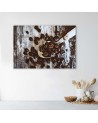 Canvas painting - Coffee beans on a bar spoon | FEEBY