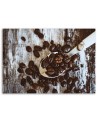 Canvas painting - Coffee beans on a bar spoon | FEEBY