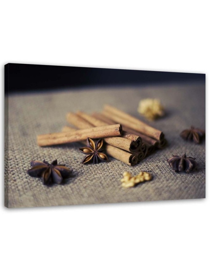 Decorative canvas painting - Cinnamon sticks for the kitchen | FEEBY