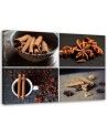 Canvas prints for the kitchen - Cinnamon for decorating collage | FEEBY