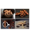 Canvas prints for the kitchen - Cinnamon for decorating collage | FEEBY