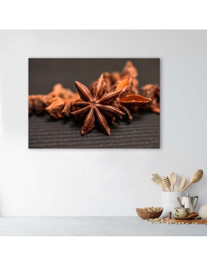 Canvas painting for the kitchen - Cinnamon and aniseed | FEEBY
