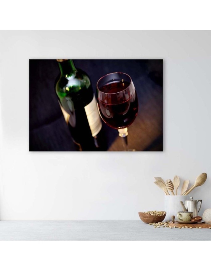 Stylish wall art - Wine bottle glass | FEEBY