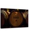 Wall Canvas prints for bar restaurant - Wine barrels | FEEBY