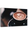 Designer Canvas prints for home and office - Coffee Latte cup for kitchen | FEEBY