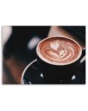 Designer Canvas prints for home and office - Coffee Latte cup for kitchen | FEEBY