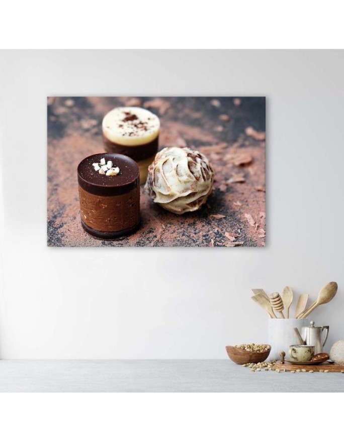 Modern Canvas painting for kitchen - Coffee sweets | FEEBY