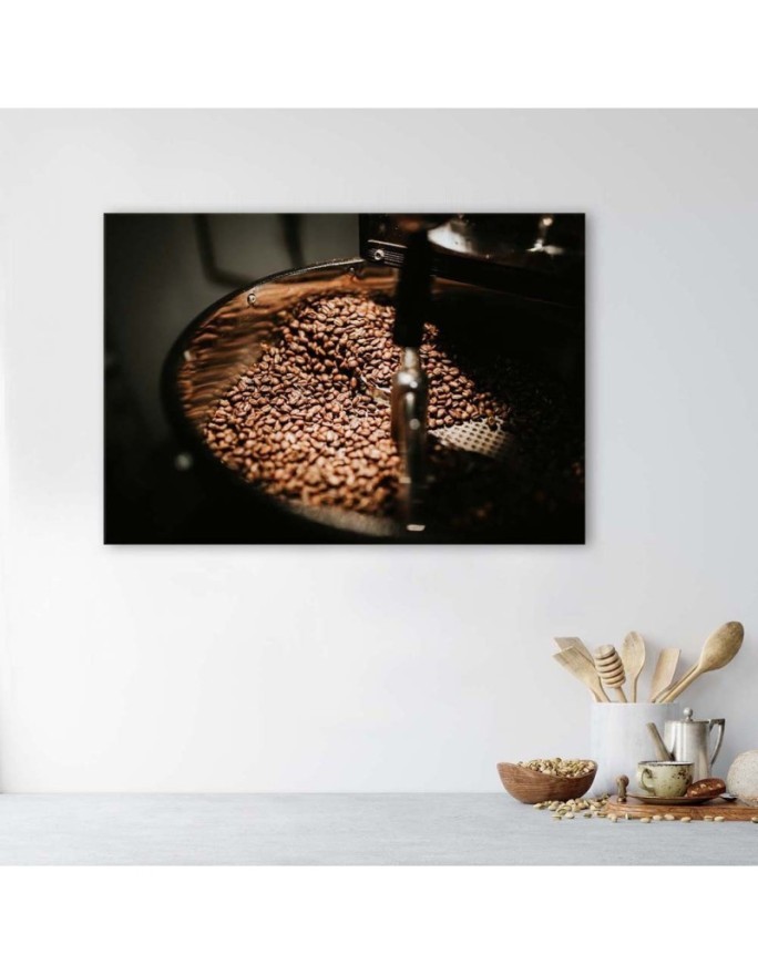 Modern Canvas painting for the kitchen - Coffee beans | FEEBY