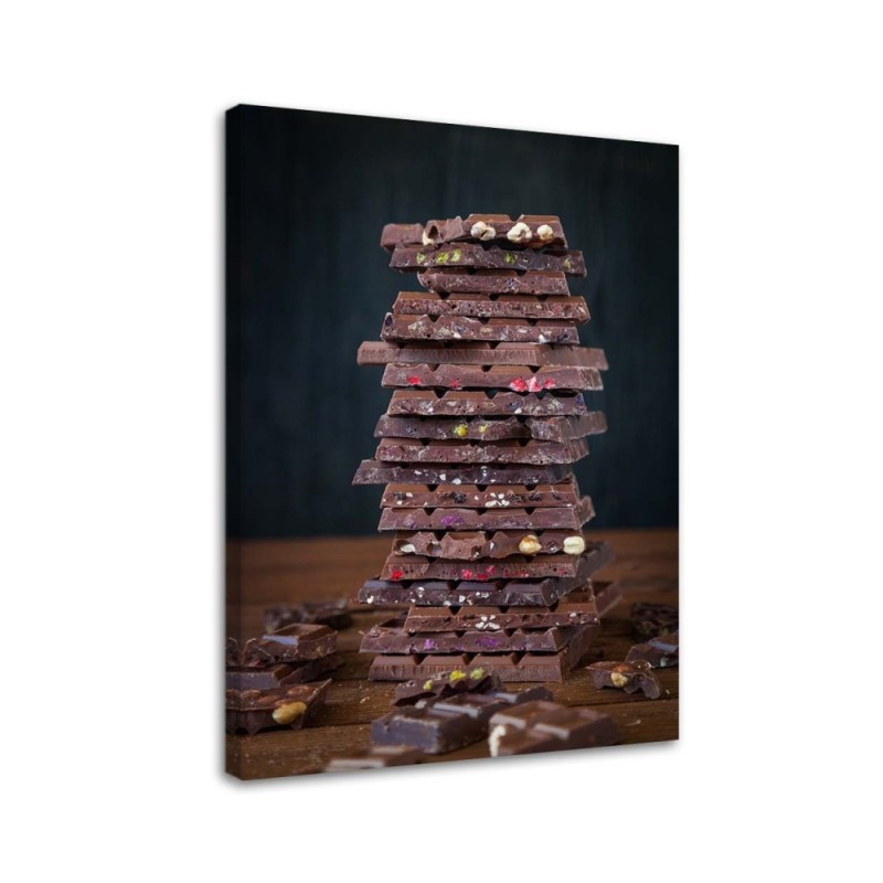 Stylish Canvas paintings for the kitchen - Chocolate pyramid | FEEBY