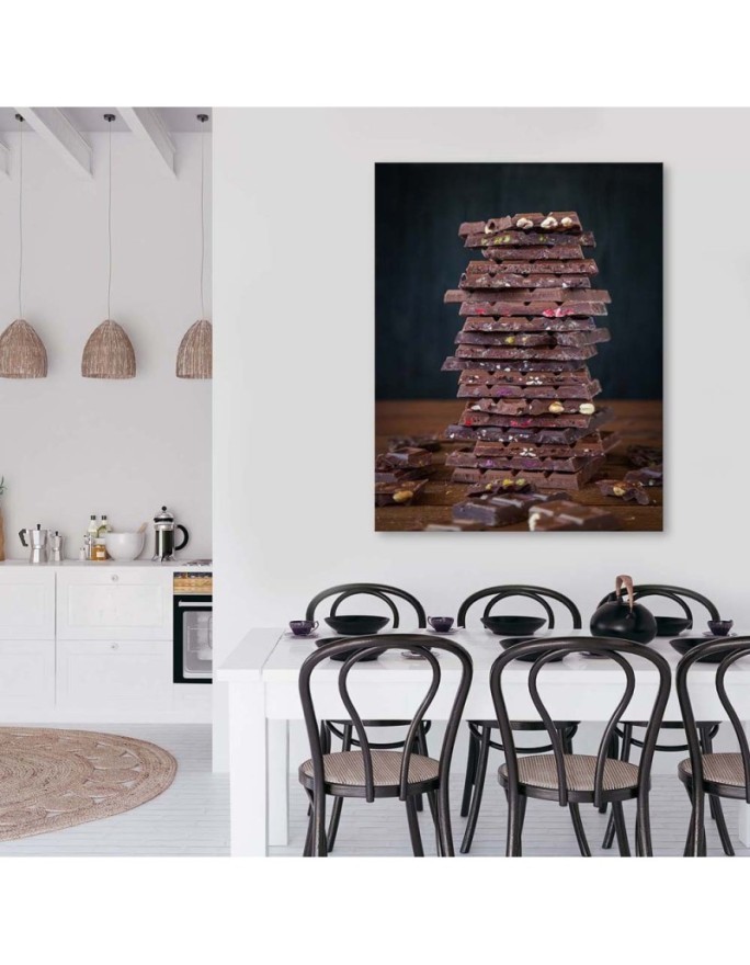 Stylish Canvas paintings for the kitchen - Chocolate pyramid | FEEBY