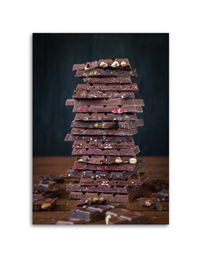 Stylish Canvas paintings for the kitchen - Chocolate pyramid | FEEBY
