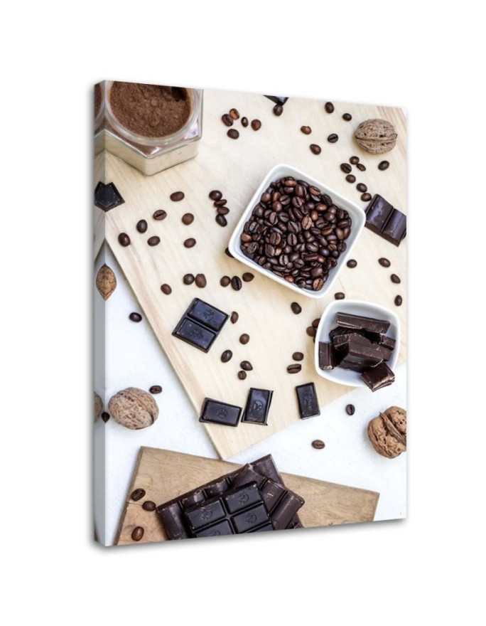 Elegant Canvas paintings for the kitchen - Coffee and sweets | FEEBY