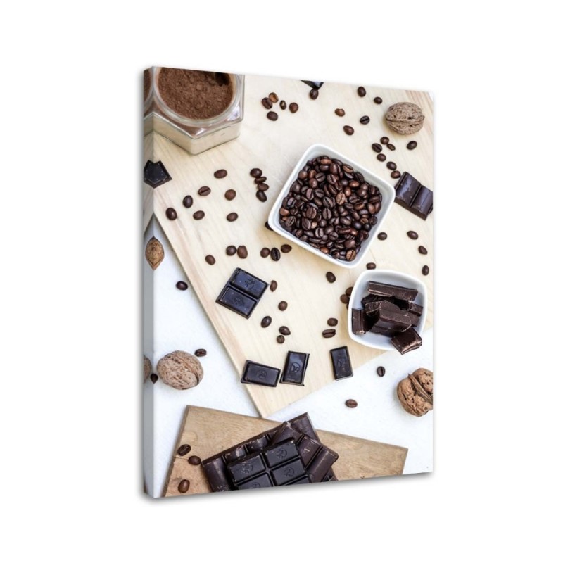 Elegant Canvas paintings for the kitchen - Coffee and sweets | FEEBY