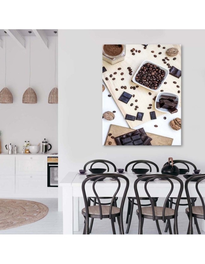 Elegant Canvas paintings for the kitchen - Coffee and sweets | FEEBY