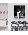 Wall painting for the kitchen - Coffee with chocolate | FEEBY