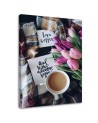 Canvas prints idea for the kitchen - Morning with coffee | FEEBY