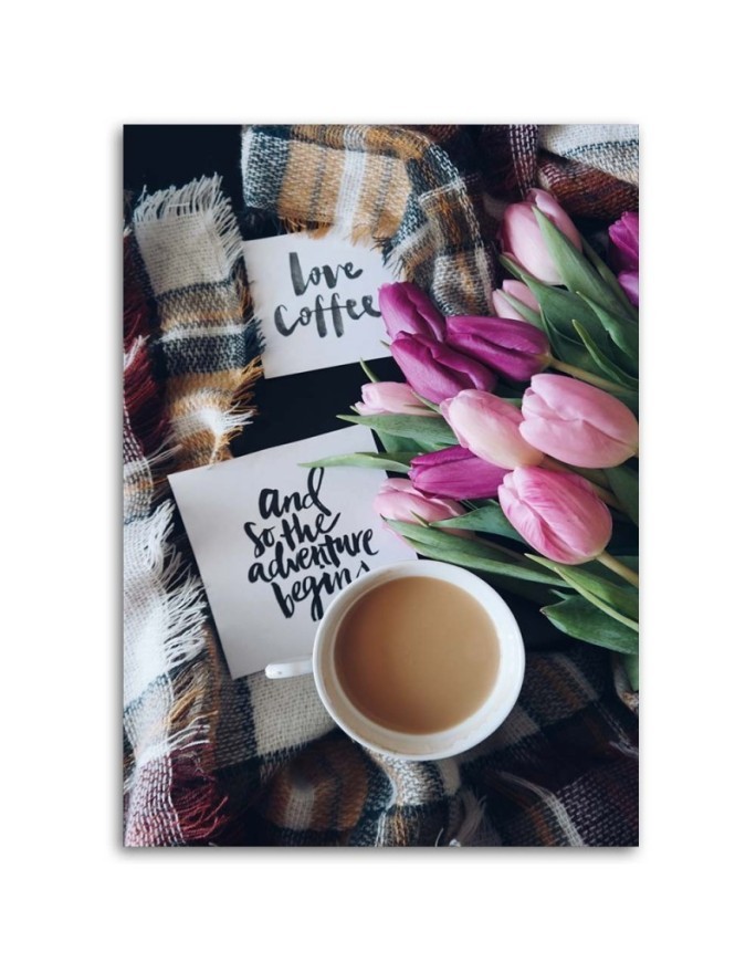 Canvas prints idea for the kitchen - Morning with coffee | FEEBY