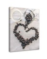 Wall painting for kitchen - Coffee heart love | FEEBY