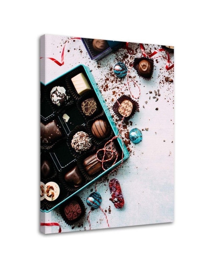Candy Canvas paintings for the home - Colourful pralines | FEEBY