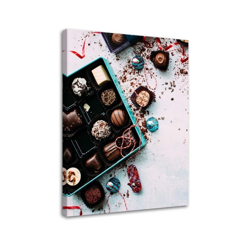 Candy Canvas paintings for the home - Colourful pralines | FEEBY