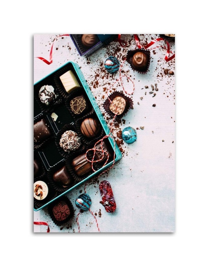 Candy Canvas paintings for the home - Colourful pralines | FEEBY
