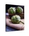 Wall art painting for the kitchen - Fresh artichokes | FEEBY