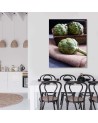 Wall art painting for the kitchen - Fresh artichokes | FEEBY