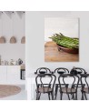 Wall art painting for the kitchen - Green asparagus | FEEBY