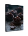 Picture Canvas painting - Dark chocolate dessert | FEEBY
