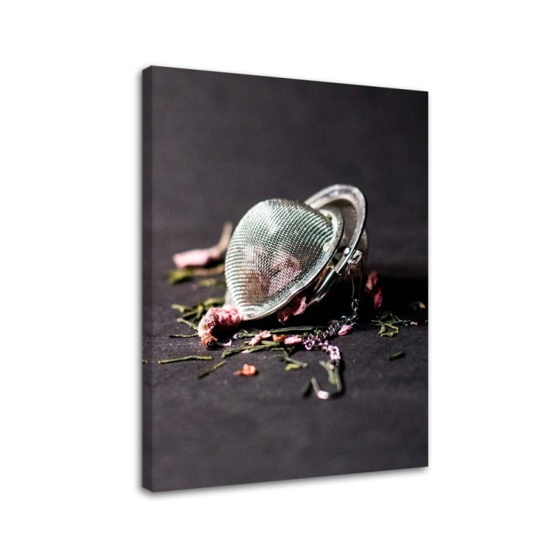 Decorative Canvas painting for the kitchen - Rose tea | FEEBY