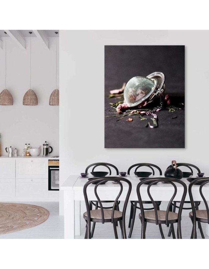 Decorative Canvas painting for the kitchen - Rose tea | FEEBY