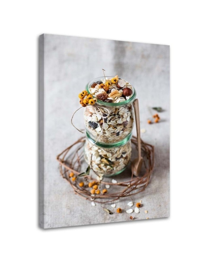 Canvas painting for the kitchen - Oatmeal | FEEBY