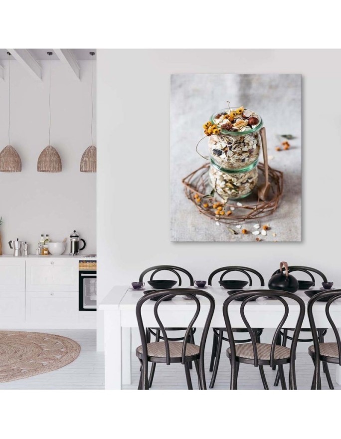 Canvas painting for the kitchen - Oatmeal | FEEBY