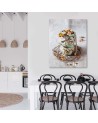 Canvas painting for the kitchen - Oatmeal | FEEBY
