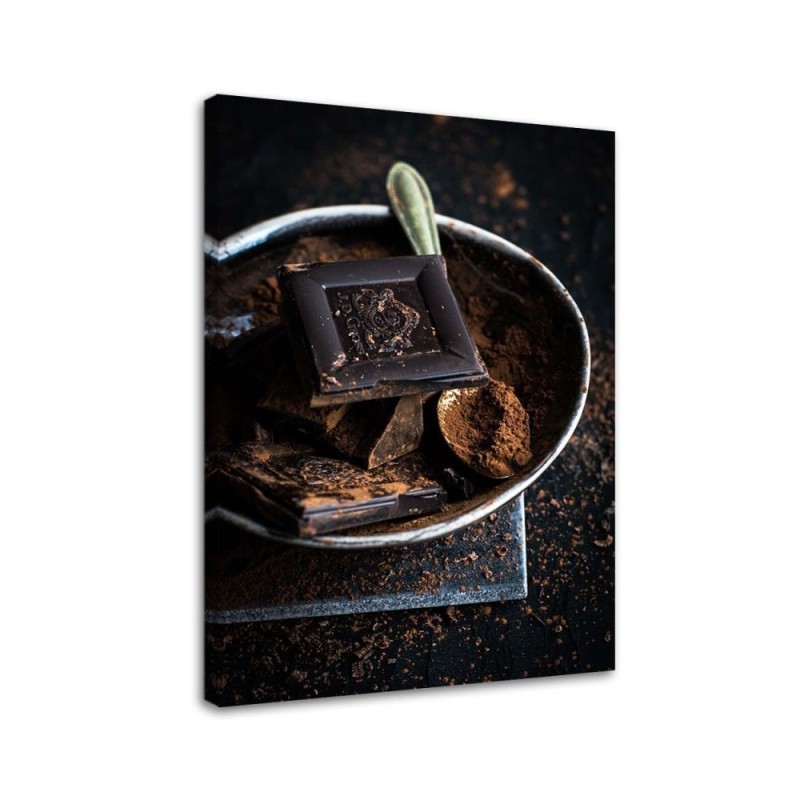 Modern Canvas paintings for the kitchen - Cinnamon and chocolate | FEEBY