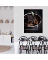 Modern Canvas paintings for the kitchen - Cinnamon and chocolate | FEEBY