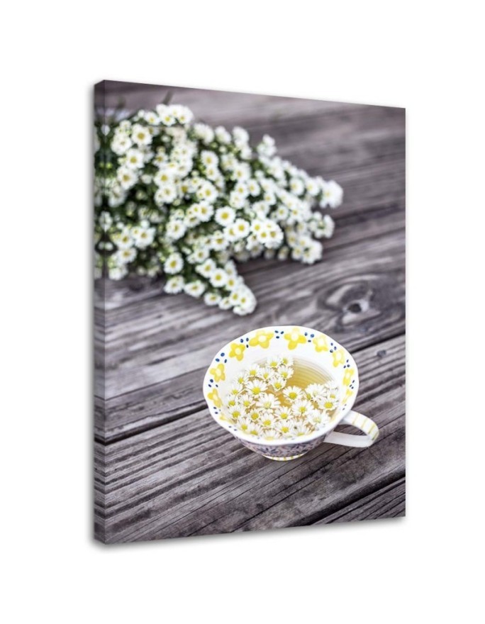 Canvas painting for the kitchen - Chamomile infusion | FEEBY