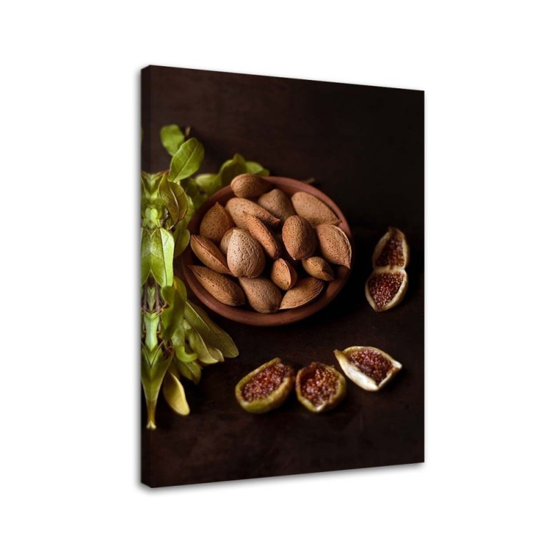Fashionable Canvas paintings for the kitchen - Almonds in the shell | FEEBY