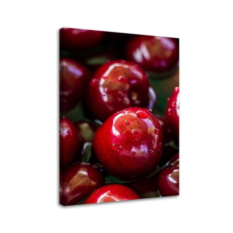 Modern Canvas paintings for the kitchen - Juicy cherries | FEEBY